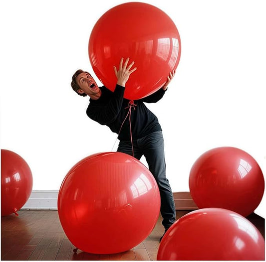30 Pack Red Balloons 36 Inch Red Latex Party Large Balloon Bulk for Various Party Events Decorations