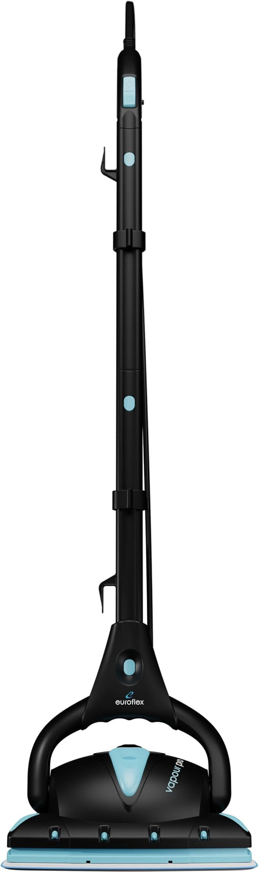 Euroflex Vapour Pro 20-Piece Steam Mop with Built-In All-in-One Portable Steam Cleaner; Ranked #1 by Good Housekeeping; 295°F & 50 PSI; Kills 99.9% Bacteria & Viruses (H1N1); 5-Year Warranty