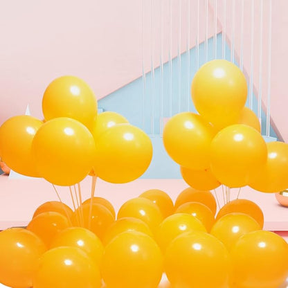 300 Pack Lemon Yellow Balloons 12 inch Mustard Yellow Latex Party Balloon Bulk for Various Party Events Decorations