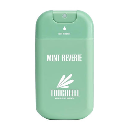Spray Hand Sanitizer Travel Size Scented - Refillable Hydrating Hand Sanitizers Portable Design Travel Essentials (Mint Reverie) 0.93Fl Oz
