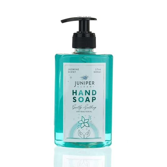 Antibacterial Hand Soap with Pump, Jasmine Scent, Liquid Hand Soap 17 Fl Oz (Pack of 1)