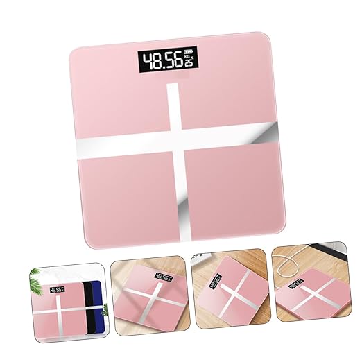 USB Rechargeable Professional Body Weight Scale Toughened Glass Precise Home Smart Weighing Scale for Accurate Daily Weight Management