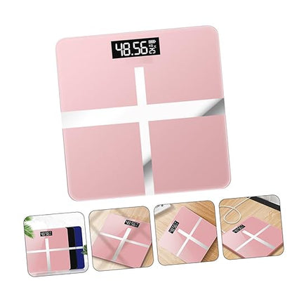 USB Rechargeable Professional Body Weight Scale Toughened Glass Precise Home Smart Weighing Scale for Accurate Daily Weight Management