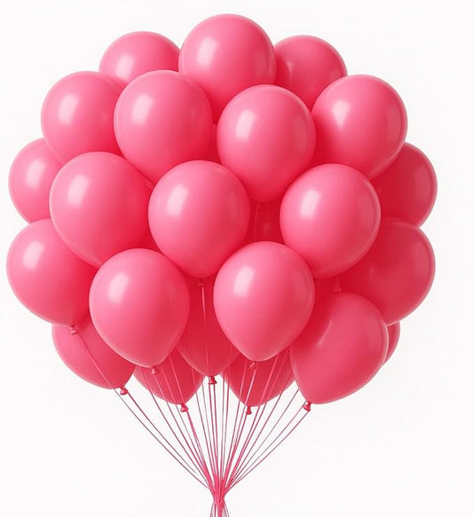 Pink Balloons 100 Pack, 12 Inch Latex Helium Pink Balloons Garland for Elegant Birthday Wedding Baby Shower Graduation Arch Party Decorations