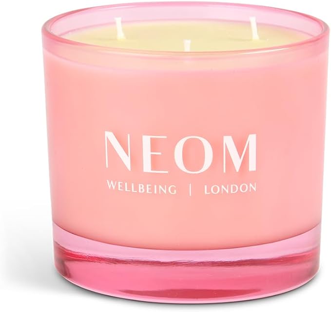 NEOM Great Day Scented Candle, 3 Wick I Hand Finished I 100% Naturally derived Wax I Wild Mint and Mandarin I Designed to Help Uplift Your Day and Boost Your Mood.