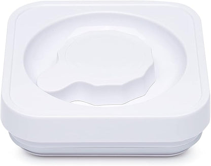Amazon Basics Airtight Food Storage Containers, BPA Free, with Twist/Turn Lids, for Kitchen Pantry Organization, 10-Piece Square Set, Clear Plastic
