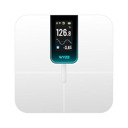 Smart Scale Ultra with 4.3" Color Display, Digital Scale for Body Weight BMI Muscle Mass, Heart Rate Monitor, Wi-Fi & Bluetooth Weight Scale with Baby/Pet/Luggage Mode, 400lbs