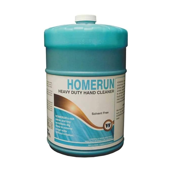 DENCO DISTRIBUTING, INC. Warsaw Flat Top Hand Cleaner - 1 Gal, Lemon Scented, Solvent-Free, Sensitive Skin Safe - Case of 4