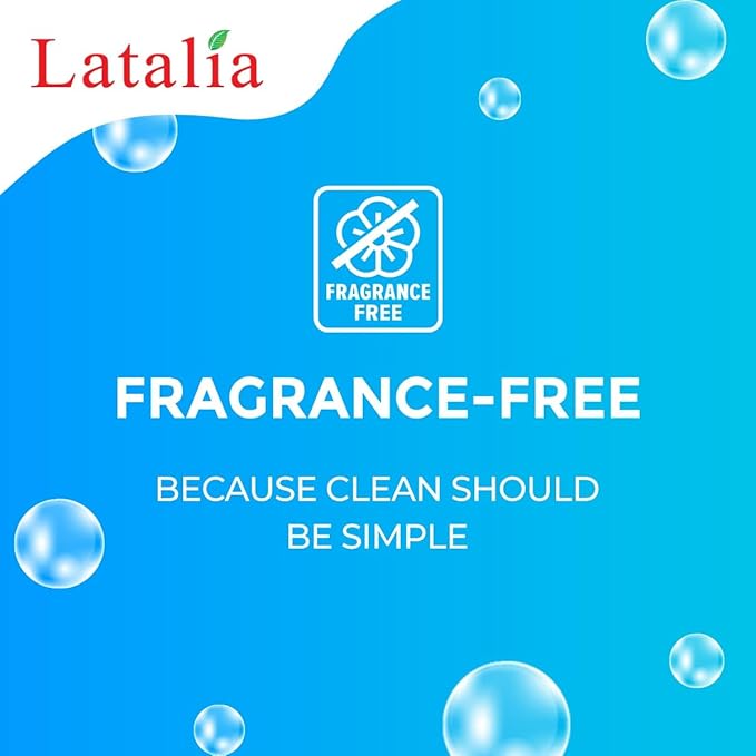 Latalia Hand Sanitizer - Pack of 1 Travel Hand Sanitizers - Unscented Mini Clean Scent Non-Drying Moisturizing Gel (900ml, 30 fl oz)