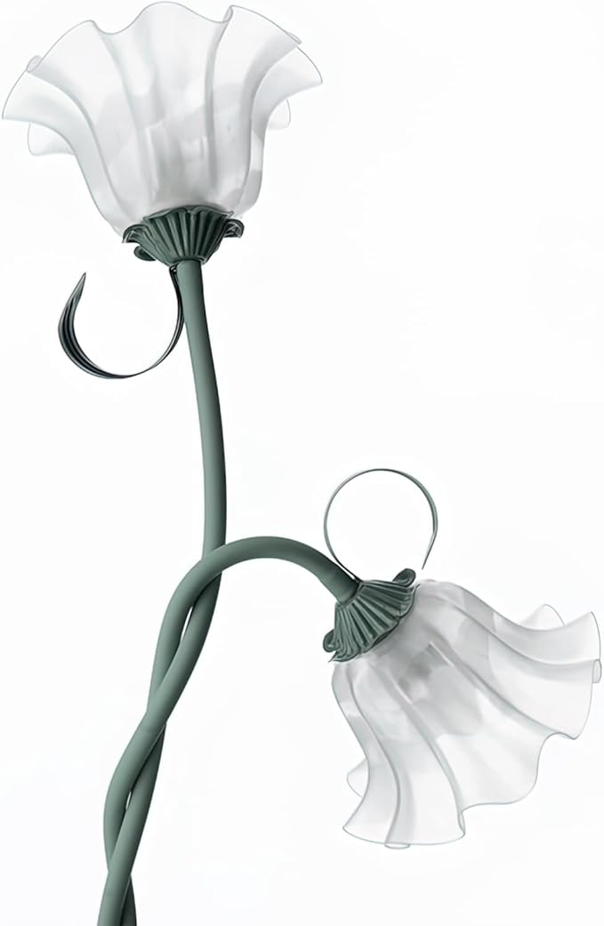 Vertical 3 Heads Flowers Lily Floor Lamp Creative Lily of The Valley Floor Lamp Living Room Sofa Side Bedroom Bedside
