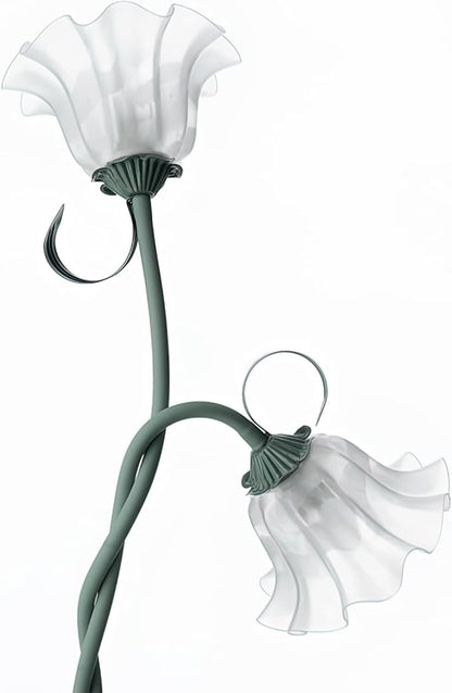 Vertical 3 Heads Flowers Lily Floor Lamp Creative Lily of The Valley Floor Lamp Living Room Sofa Side Bedroom Bedside