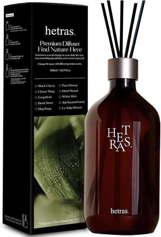 Premium Reed Diffuser 16.9 fl.oz | Flower Shop Scent | Fragrance Oil Diffuser & Sticks for Home & Office & Bathroom Decor - Gifts for Loved One