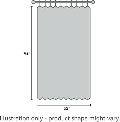 YoungsTex 84 Inch Length Natural Linen Curtains for Living Room Windows 2 Panels - Light Filtering Drapes with Rod Pocket Back Tab Semi Sheer Privacy for Dining Bedroom, 52 X 84 Inch