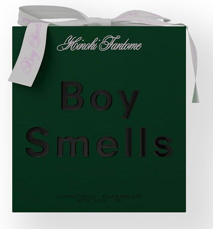 Boy Smells Festive Checker HINOKI FANTÔME – Holiday Scent with Cardamom, Hinoki & Smoked Amber – Woodsy Cozy Soy Wax – 8.5oz