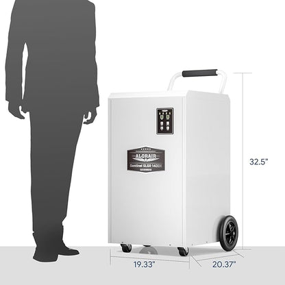 ALORAIR Commercial Dehumidifier 275 Pints with Drain Hose SLGR Tech High Efficient Industrial Dehu for Water Damage Restore, Basement, Warehouse, Home Use, Garage, 5 Years Limited Warranty