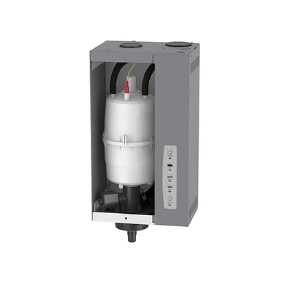 AprilAire 865 Whole-House Steam Humidifier, Manual Steam Humidifier with Wall Mount Fan, Whole-House Humidifier for Homes without HVAC Duct System up to 10,300 Sq. Ft., White