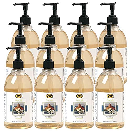 Zep Pear Antibacterial Hand Soap 500ML Case of 12 - Disinfects and Conditions your hands (333901)
