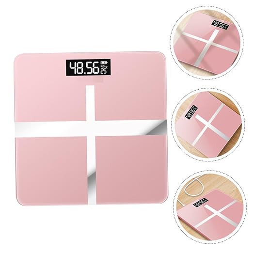 USB Rechargeable Professional Body Weight Scale Toughened Glass Precise Home Smart Weighing Scale for Accurate Daily Weight Management