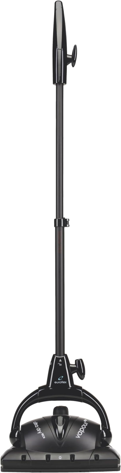 Euroflex Vapour 9-Piece Steam Mop; Ultra Dry Steam Technology; Commercial-Grade 295°F & 50 PSI; Designed & Engineered in Italy; Safe for Steam Cleaning Hardwood & Luxury Vinyl Plank; 5 Year Warranty
