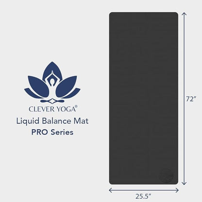 Premium Clever Yoga Mat - Extra Long Yoga Mat Suitable For All Yoga Types - Workout Mat For Home Or On The Go - Includes Our Perfect Fit Mat Bag