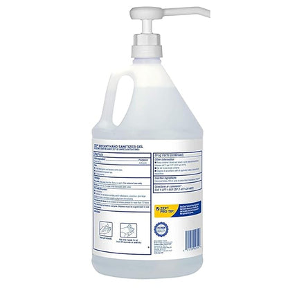 Zep Instant Hand Sanitizer Gel 70% Alcohol - 1 Gallon (Case of 4) ECZUIHSG128 - Pump Included - Exceeds CDC Guidelines - Kills 99.99% of germs