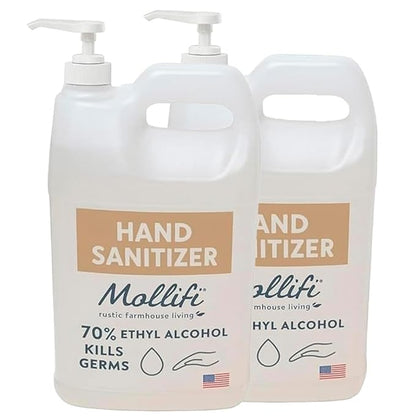 Hand Sanitizer, 1/2 gallon, Fragrance Free, PK-2, With Pump, Mfr: MOL9747-12_1/2GAL2V3-A