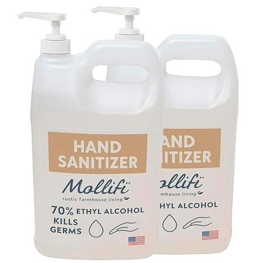 Hand Sanitizer, 1/2 gallon, Fragrance Free, PK-2, With Pump, Mfr: MOL9747-12_1/2GAL2V3-A