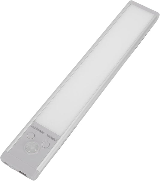 GOWENIC 9.4in Under Cabinet Lighting, Rechargeable Motion Sensor Light Indoor, Stick On Battery Operated Magnetic Closet Lights, Wireless Under Counter for Kitchen, Pantry, Stairs
