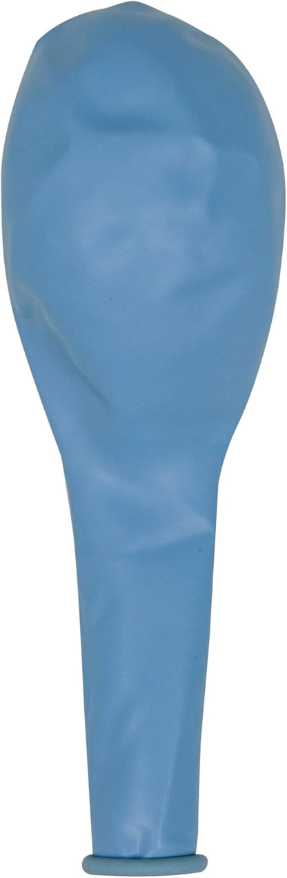 Light Blue Balloons 50 Pack, 12 Inch Latex Baby Blue Balloons, Balloon Pack For Birthdays, Weddings, Baby Showers, Holidays