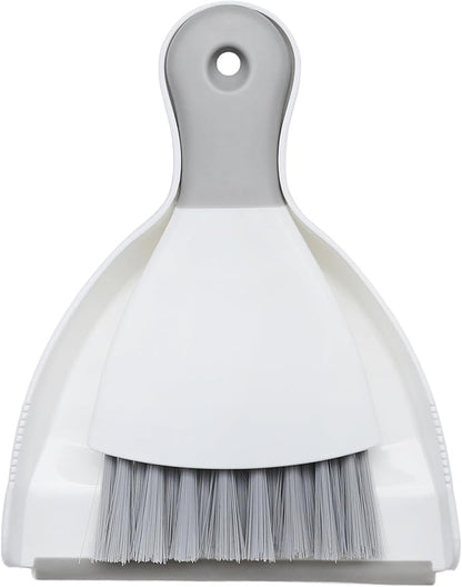 Mini Broom and Dustpan Set, Small Handheld Dustpan with Cleaning Brush, Compact Cleaning kit for Home, Car, Sofas, Kitchen, Keyboard, Countertop, Pet Cleaning