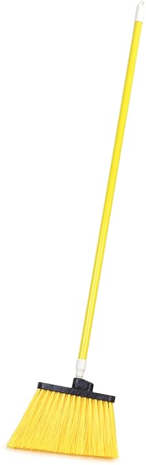 SPARTA Spectrum Duo-Sweep Unflagged Bristle Angle Broom with Handle 56" - Yellow