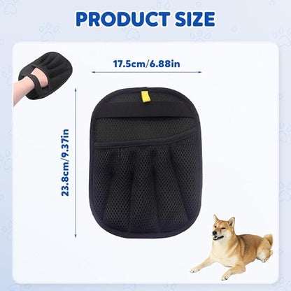 2PCS Pet Hair Removal Glove for Cats Dogs,2025 Electrostatic Pet Hair Remover Grooming Removal Gloves for Pets Hair,Hair Remover Gloves for Couch Clothes Carpet Bed Furniture Pet Grooming (2 Pack)