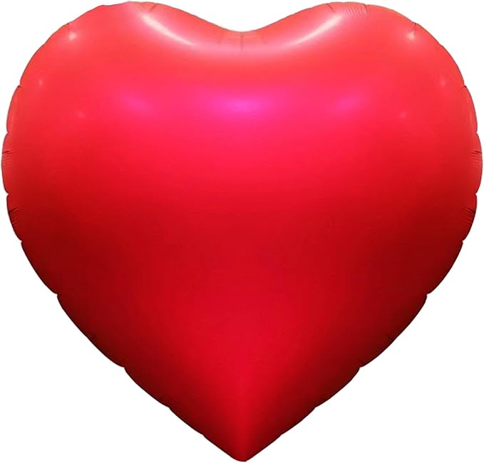 63inc Big Heart Balloons,Huge Jumbo Heart Balloon for Mother's Day Wedding Engagement Anniversary Valentines Day Party Décor