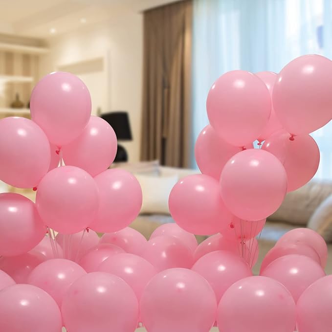 300 Pack Light Pink Balloons 12 inch Pink Latex Party Balloon Bulk for Various Party Events Decorations