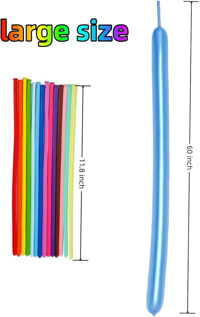 2000 Pcs 260 Balloons Bulk 20 Colors Long Twisting Balloon for Party Decorations, Magic Shows, Clown Supplies