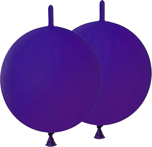 Purple Link Balloons 6 Inch 120 Pcs Latex Quick Linking Balloon for Birthday Wedding Party Festival Decorations