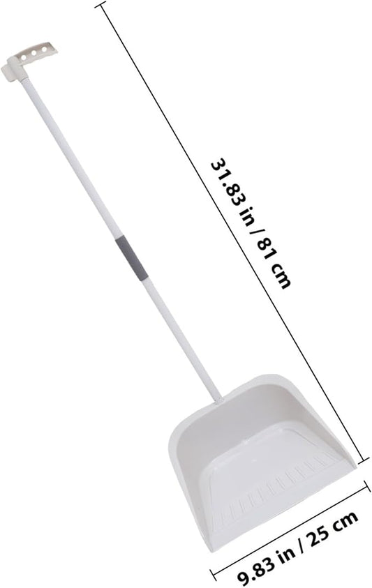 Broom and Dustpan Set Cleaning Broom Set Stable Dustpan and Long Handle for Lobby and Kitchen