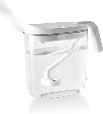 Carepod Mini 21P Ultrasonic Cool Mist Humidifier Whisper-Quiet Filter-Free Easy Clean - Only 3 Washable Parts to Clean, Auto Shut-off, 0.74gal 2.8l Tank, Nursery, Baby, Kids Bedrooms