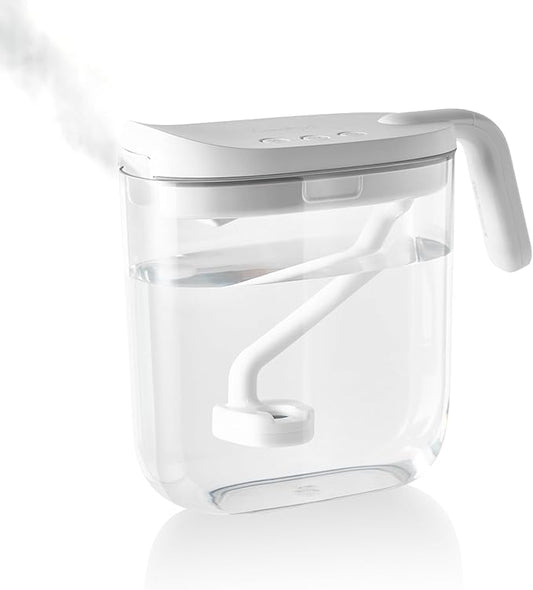Carepod Mini 21P Ultrasonic Cool Mist Humidifier Whisper-Quiet Filter-Free Easy Clean - Only 3 Washable Parts to Clean, Auto Shut-off, 0.74gal 2.8l Tank, Nursery, Baby, Kids Bedrooms