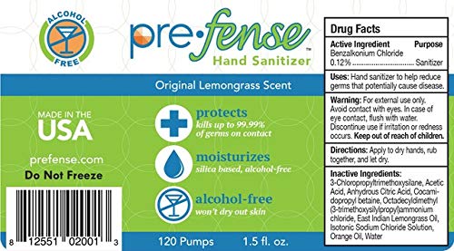Foam Hand Sanitizer – Scented - (6 x 1.5 oz travel size)