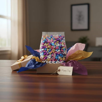 Assorted Kisses Candy Bulk Pack - 5lb Mixed Kisses Individually Wrapped Chocolate Candy Variety Pack - Bulk Chocolate Candy for Gift Bags, Party Favors, Candy Bowls, Snacking and Sharing - 5 Pounds