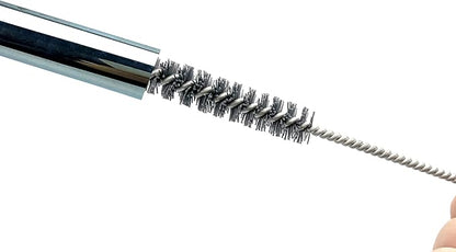 Pipe Cleaning Brush Set Abrasive Filament, 9 Piece Variety Pack for Removal of Rust, Corrosion, Paint