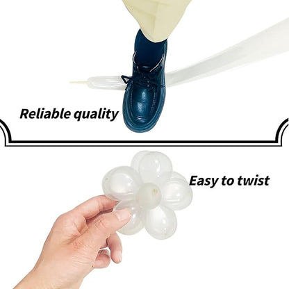 260 Balloons Clear, Thickening Long Balloons for Tying Arch, Twisting Latex Animals Magic Modeling Skinny Birthday Balloon for Kid‘s Party Wedding Decoartion Supply 100pcs
