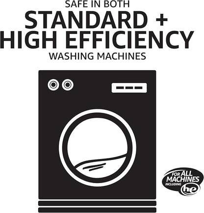 Amazon Basics Concentrated Liquid Laundry Detergent, Free of Perfumes & Clear of Dyes, 110 loads, 82.5 Fl Oz (Previously Solimo)
