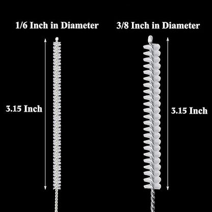 4 Pieces Feeding Tube Brushes, Long Pipe Cleaners Straw Cleaning Brushes, 32 Inches Long with Soft Nylon Bristles Head, Suitable for Cleaning Feeding Tubes
