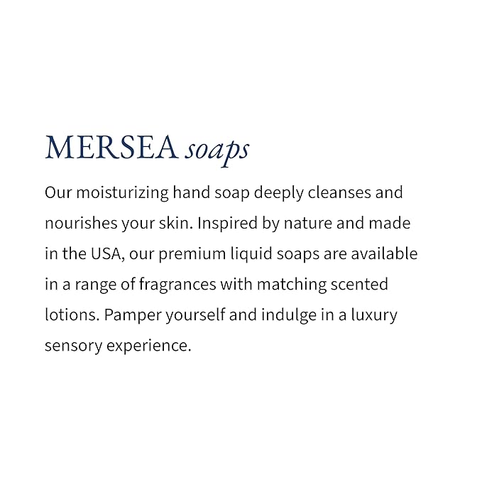 MERSEA Moisturizing Liquid Hand Soap in Large Pump Bottle, Voyager (16 fl oz)