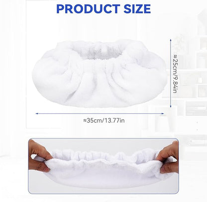 Steam Mop Pads Fit for Dupray Neat Steam Cleaner - Large Bonnets (Rectangle) Neat Washable and Reusable Microfiber Pads - Accessories for Neat Steam Cleaner (8 Pack)