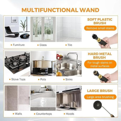 Steam Cleaner for Home, 2500W High-Power Multi-Surface Steamer with 6-Level Adjustment, 10s Fast Heat-Up, 36oz Large Tank for Grout, Upholstery, Car, Kitchen, Bathroom & Floor Cleaning