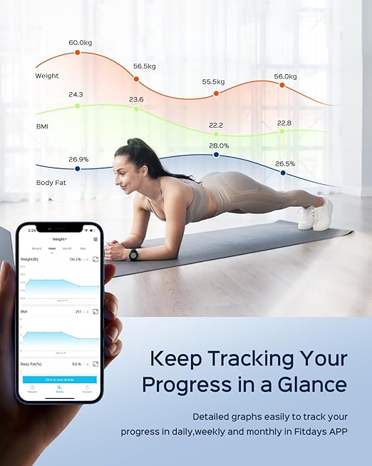 8-Sensor Smart Scale, Body Composition Pod Scale with Handheld Display, Measures Body Fat, Muscle Mass & BMI, FSA&HSA Eligible