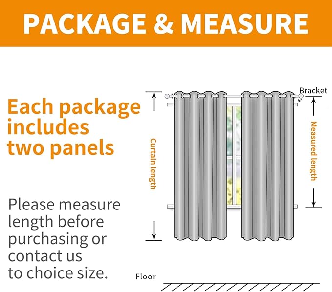 YoungsTex Navy Blue Linen Curtains 95 Inch Length for Living Room, Light Filtering Semi Sheer Drapes with Bronze Grommet Privacy for Bedroom Decorative, 52 x 95 Inch, 2 Panels